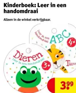 Kruidvat Kinderboek: Leer in een handomdraai aanbieding