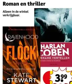 Kruidvat Roman en thriller aanbieding