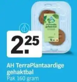Albert Heijn AH TerraPlantaardige gehaktbal aanbieding