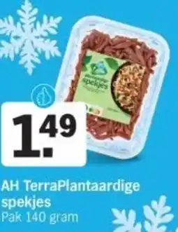 Albert Heijn AH TerraPlantaardige spekjes aanbieding