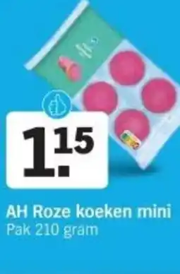 Albert Heijn AH Roze koeken mini AH Choc chip aanbieding