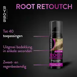 Kruidvat Syoss Middenblond Uitgroeispray aanbieding
