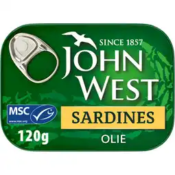 Albert Heijn John West Sardines olijfolie aanbieding