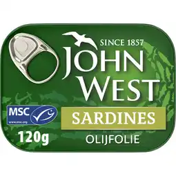 Albert Heijn John West Sardines olijfolie aanbieding