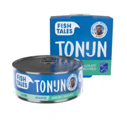 Albert Heijn Fish Tales Tonijn in water zonder toegevoegd zout aanbieding
