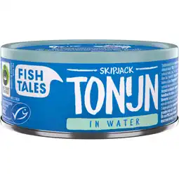 Albert Heijn Fish Tales Skipjack tonijn in water aanbieding
