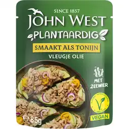 Albert Heijn John West Plantaardige tonijn olie aanbieding