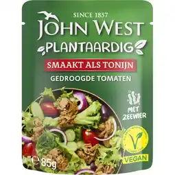 Albert Heijn John West Plantaardige tonijn tomaat aanbieding