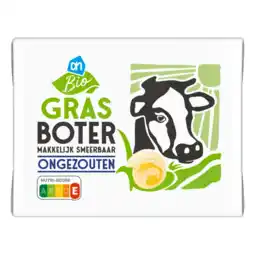 Albert Heijn AH Biologisch Grasboter makkelijk smeerbaar ongezouten aanbieding