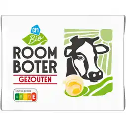 Albert Heijn AH Biologisch Roomboter gezouten aanbieding