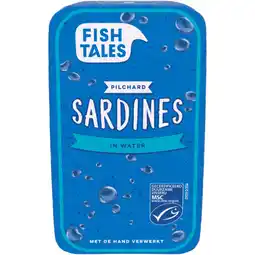 Albert Heijn Fish Tales Sardines in water aanbieding