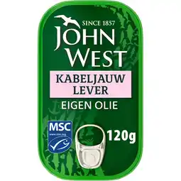 Albert Heijn John West Kabeljauwlever aanbieding