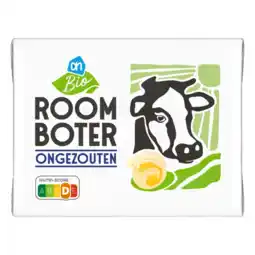 Albert Heijn AH Biologisch Roomboter ongezouten aanbieding