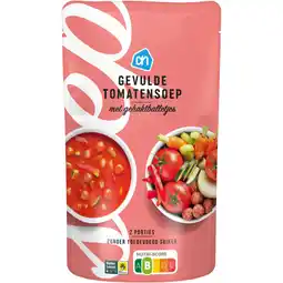 Albert Heijn AH Gevulde tomatensoep met gehaktballetjes aanbieding