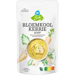 Albert Heijn AH Biologisch Bloemkool kerrie soep aanbieding