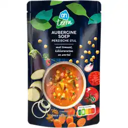 Albert Heijn AH Terra Perzische aubergine soep aanbieding