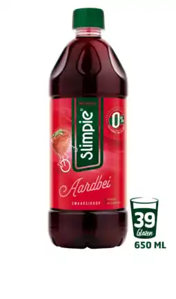 Albert Heijn Slimpie Aardbei siroop 0% suiker aanbieding