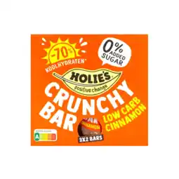 Albert Heijn Holie's Crunchy bar low carb cinnamon aanbieding