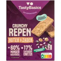 Albert Heijn TastyBasics Repen noten en zaden aanbieding
