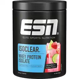 Albert Heijn ESN Isoclear whey protein strawberry lime aanbieding