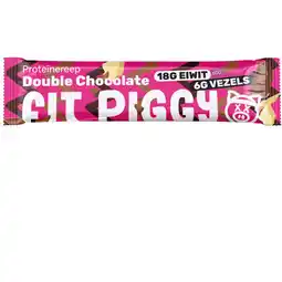 Albert Heijn Fit Piggy Proteïnereep double chocolate aanbieding