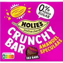 Albert Heijn Holie's Crunchy bar amandel speculaas aanbieding