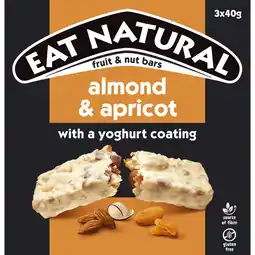 Albert Heijn Eat Natural Fruit & nut bars amandel & abrikoos aanbieding