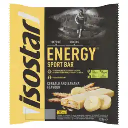 Albert Heijn Isostar Energy sportbar cereals and banana aanbieding