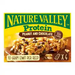 Albert Heijn Nature Valley Protein pinda & chocolade repen aanbieding