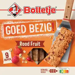 Albert Heijn Bolletje Goed bezig havermoutrepen rood fruit aanbieding