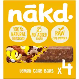 Albert Heijn Nakd. Lemon cake bars aanbieding