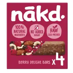 Albert Heijn Nakd. Berry delight bars aanbieding