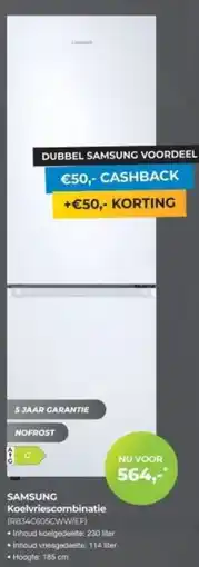 EP Beerepoot Samsung Koelvriescombinatie aanbieding