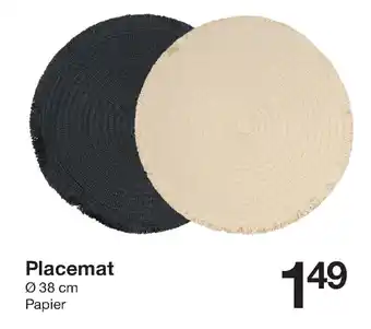 Zeeman Placemat 38cm aanbieding