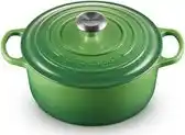 Bol.com Le Creuset - Braadpan Signature - Bamboo Groen - Ø 24 cm / 4.2 Liter aanbieding