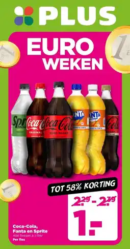 PLUS Coca-Cola, Fanta en Sprite aanbieding