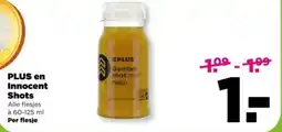 PLUS PLUS en Innocent aanbieding