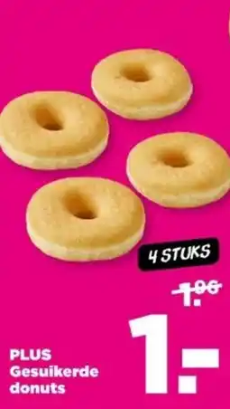 PLUS PLUS Gesuikerde donuts aanbieding