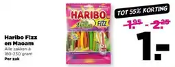 PLUS Haribo F!zz en Maoam aanbieding