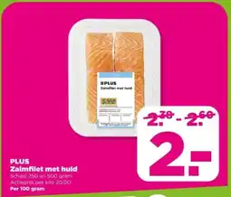 PLUS PLUS Zalmfilet met huld aanbieding
