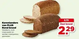 PLUS Korenlanders van PLUS Rond brood aanbieding