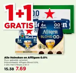 PLUS Alle Heineken en Affligem 0.0% aanbieding