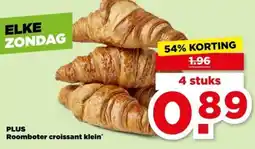PLUS PLUS Roomboter croissant klein aanbieding