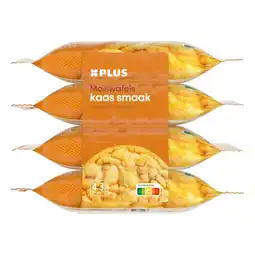 PLUS PLUS maiswafels kaas aanbieding