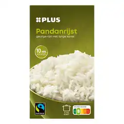 PLUS PLUS Pandan rijst aanbieding