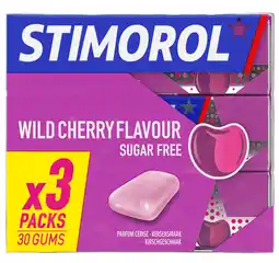 PLUS Stimorol Wild cherry 3-pack aanbieding