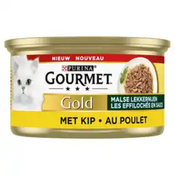 PLUS Gourmet Gold Malse Lekkernijen kip aanbieding