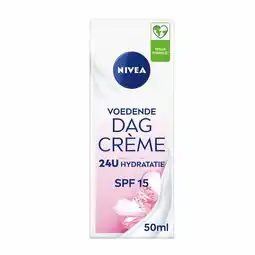 Plein.nl 1+1 gratis: NIVEA Dagcrème Voedend SPF 15 50 ml aanbieding