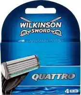 Bol.com Wilkinson Sword Quattro - 4 stuks - Scheermesjes aanbieding