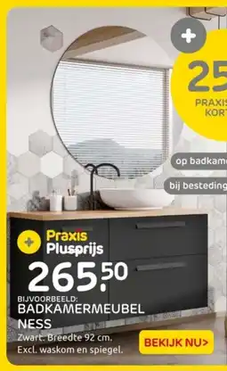Praxis Badkamermeubel ness aanbieding